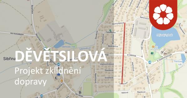 Ilustrační obrázek k projektu Zklidnění dopravy - Devětsilová