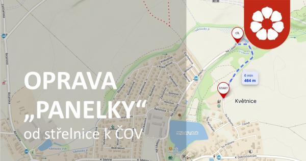 Ilustrační obrázek k projektu Oprava ´panelky´ od střelnice k ČOV