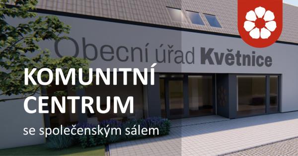 Ilustrační obrázek k projektu Rekonstrukce obecního úřadu na komunitní centrum se společenským sálem